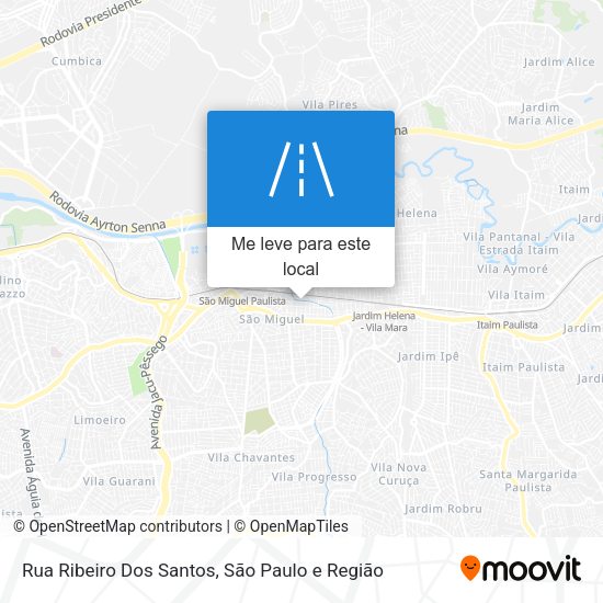 Rua Ribeiro Dos Santos mapa