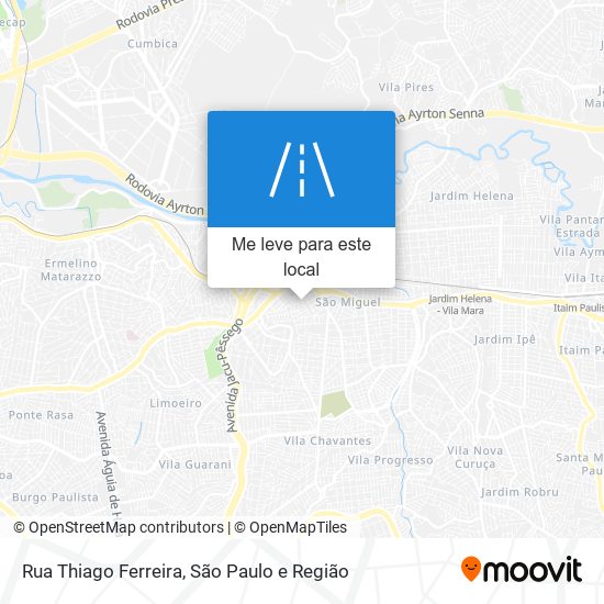 Rua Thiago Ferreira mapa