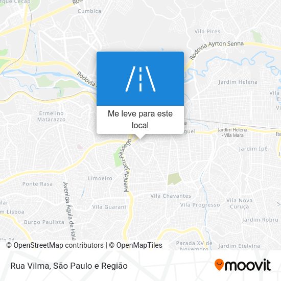 Rua Vilma mapa