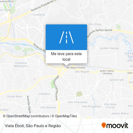 Viela Éboli mapa
