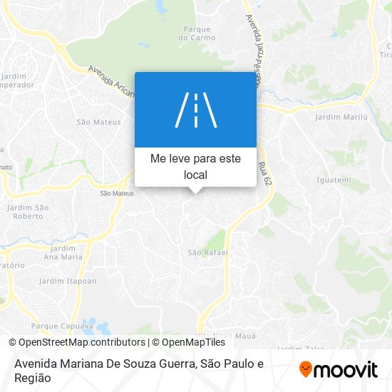 Avenida Mariana De Souza Guerra mapa