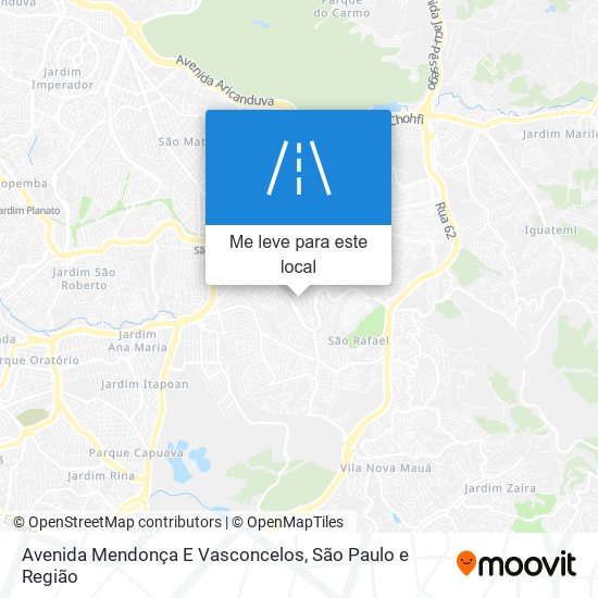 Avenida Mendonça E Vasconcelos mapa