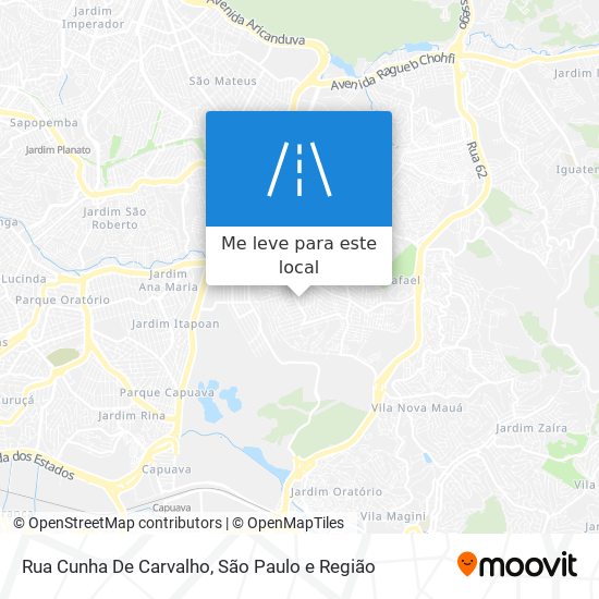 Rua Cunha De Carvalho mapa