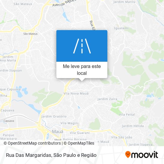 Rua Das Margaridas mapa