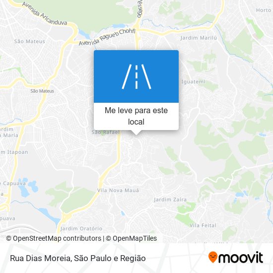 Rua Dias Moreia mapa