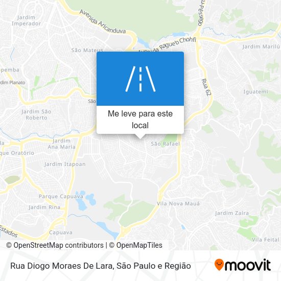 Rua Diogo Moraes De Lara mapa