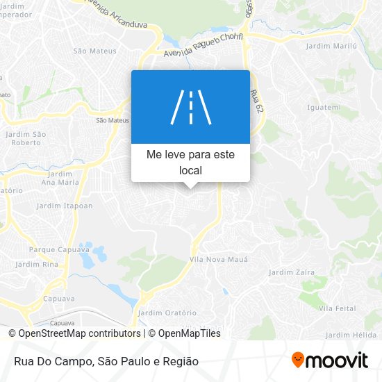 Rua Do Campo mapa