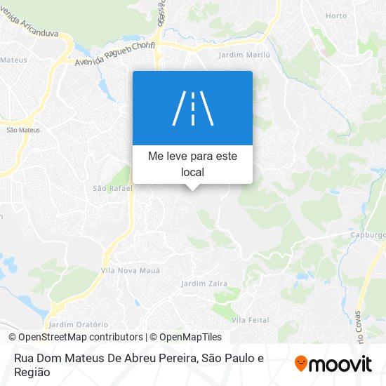 Rua Dom Mateus De Abreu Pereira mapa