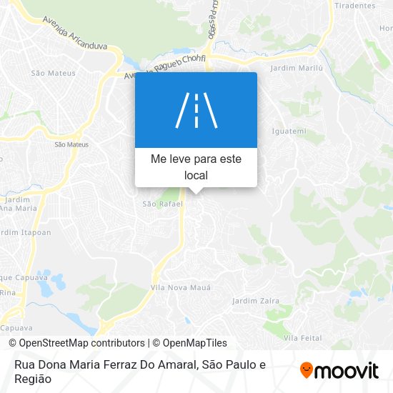 Rua Dona Maria Ferraz Do Amaral mapa
