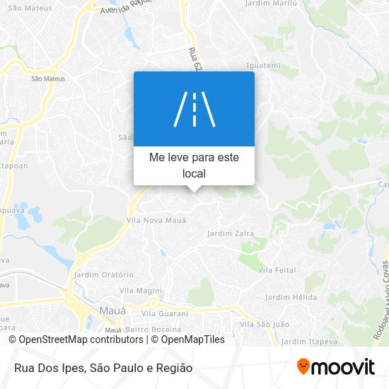Rua Dos Ipes mapa