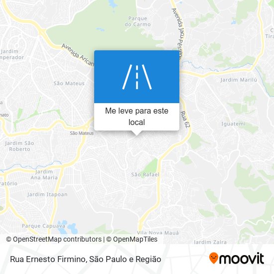 Rua Ernesto Firmino mapa