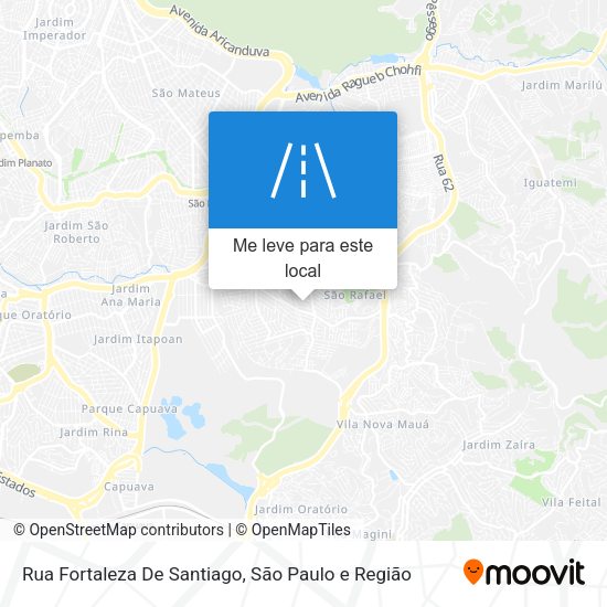 Rua Fortaleza De Santiago mapa