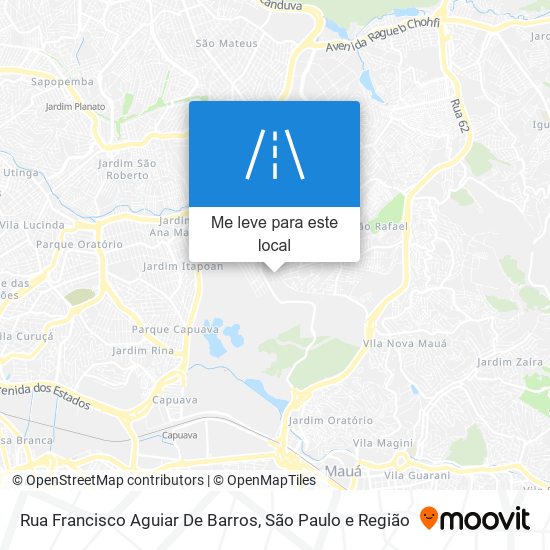 Rua Francisco Aguiar De Barros mapa