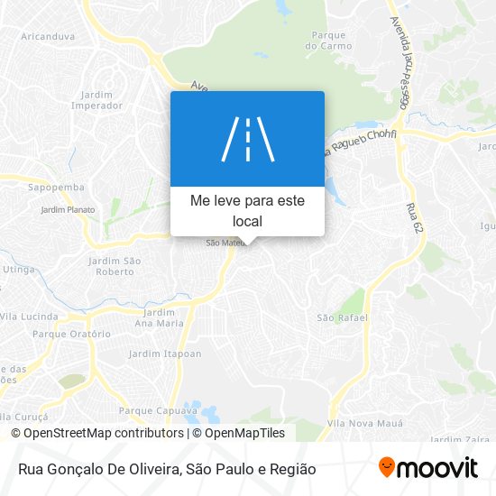 Rua Gonçalo De Oliveira mapa