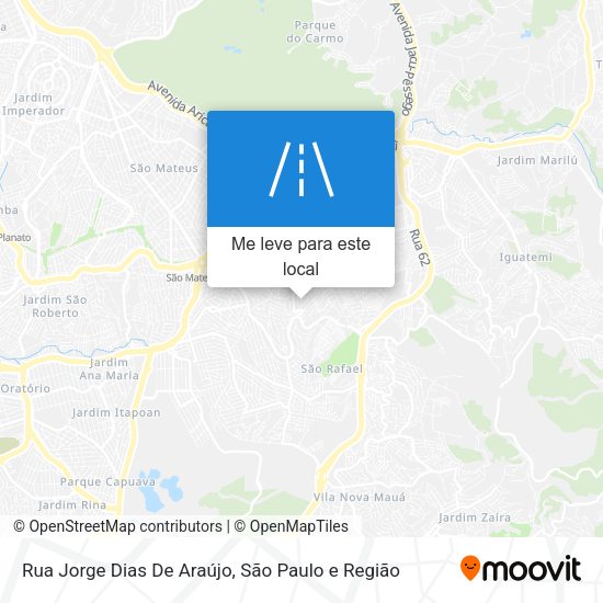 Rua Jorge Dias De Araújo mapa