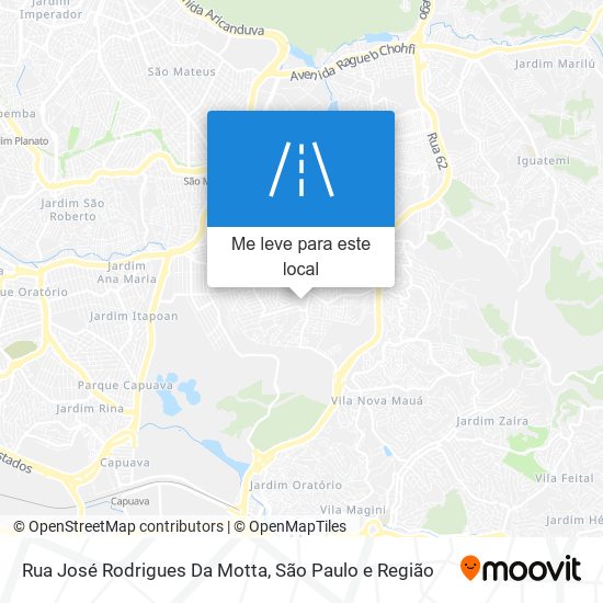 Rua José Rodrigues Da Motta mapa