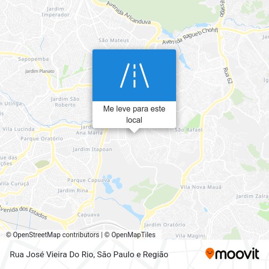 Rua José Vieira Do Rio mapa