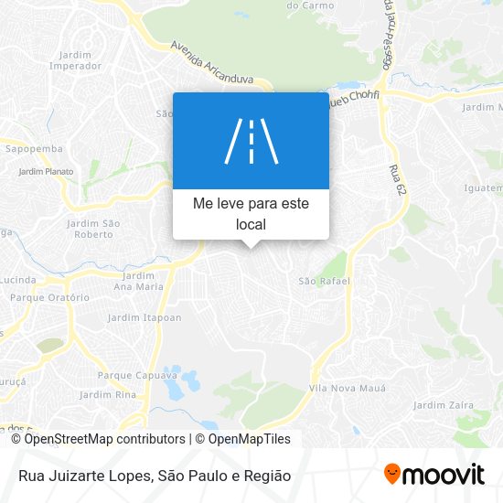 Rua Juizarte Lopes mapa