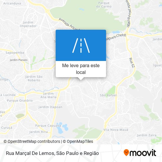 Rua Marçal De Lemos mapa