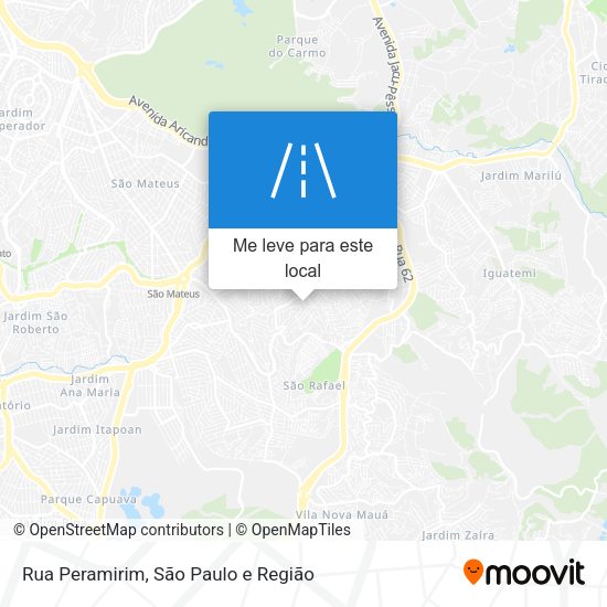 Rua Peramirim mapa