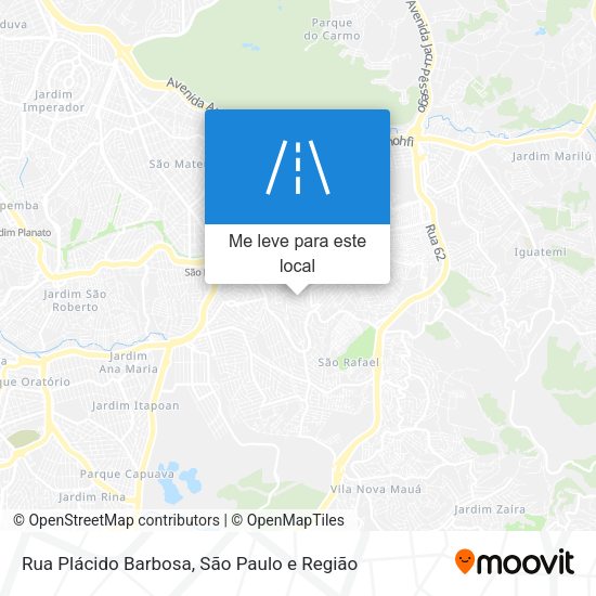 Rua Plácido Barbosa mapa