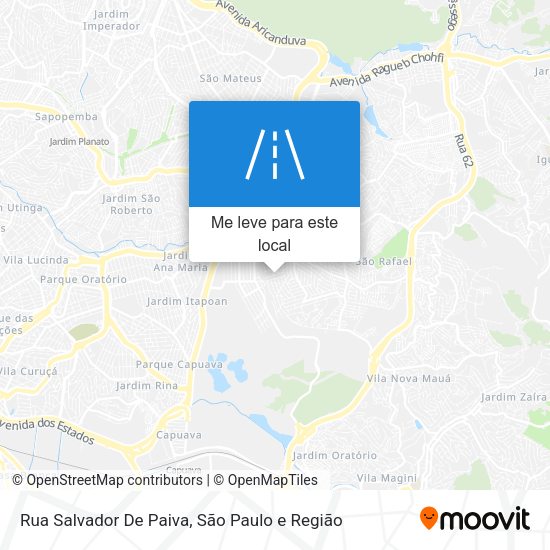 Rua Salvador De Paiva mapa