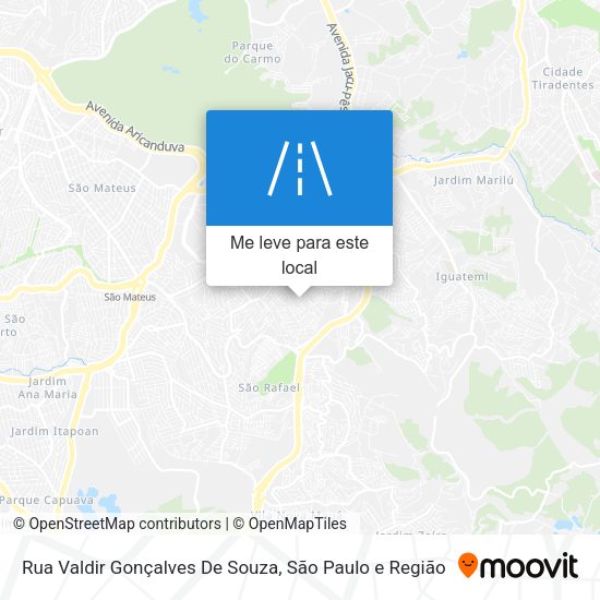 Rua Valdir Gonçalves De Souza mapa