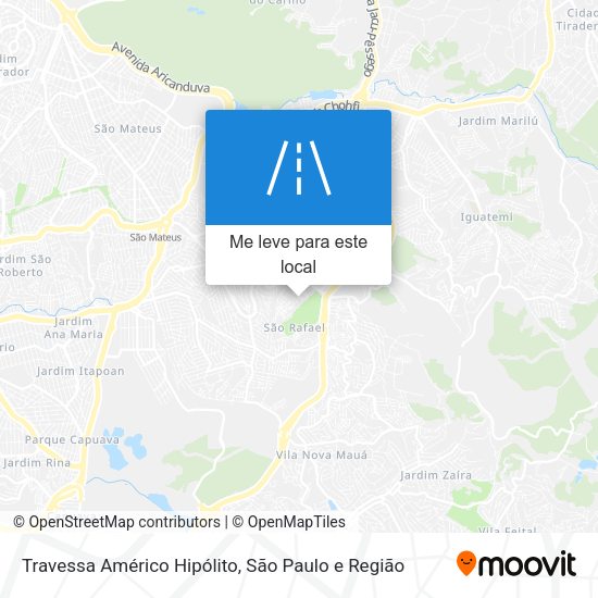 Travessa Américo Hipólito mapa