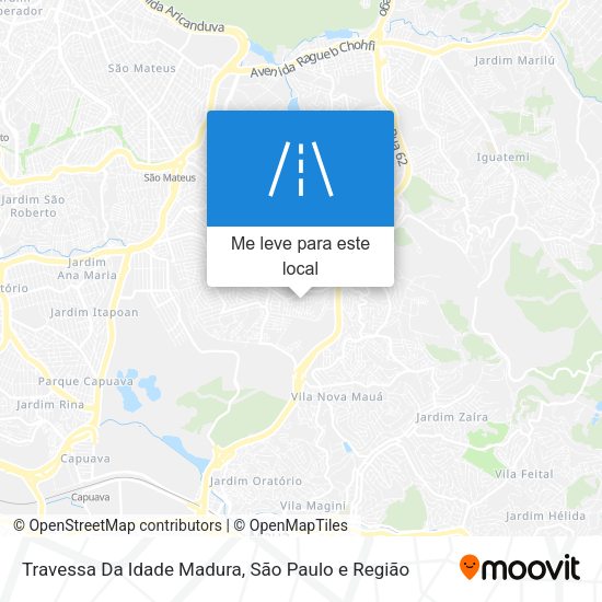 Travessa Da Idade Madura mapa
