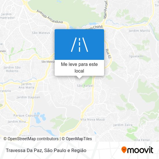 Travessa Da Paz mapa