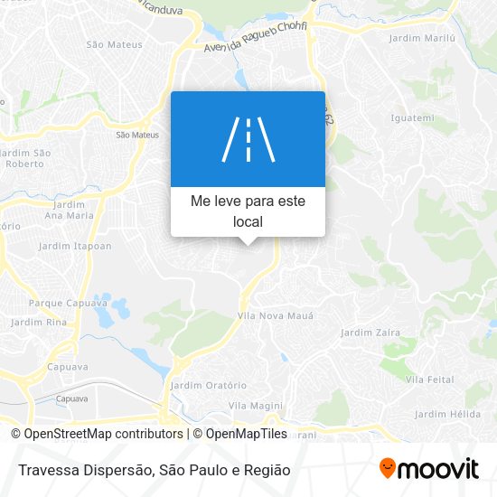 Travessa Dispersão mapa