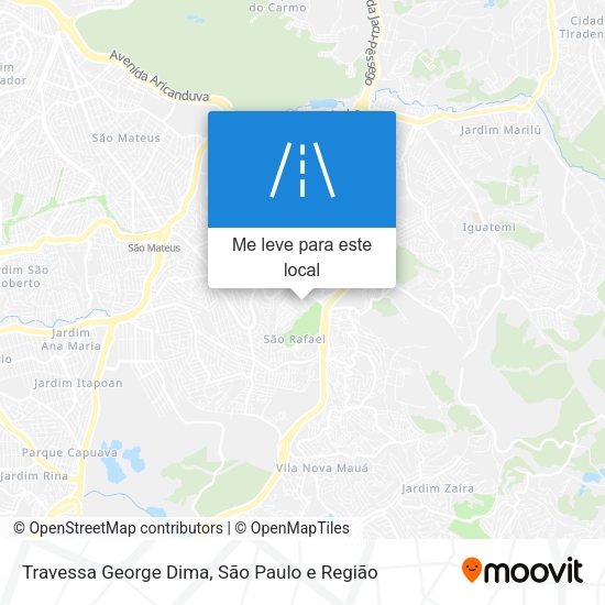 Travessa George Dima mapa