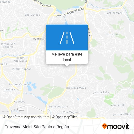 Travessa Meiri mapa