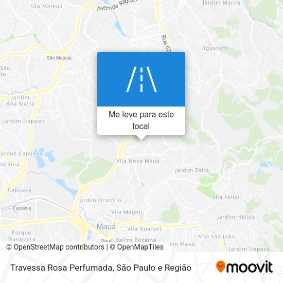 Travessa Rosa Perfumada mapa