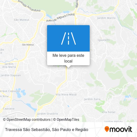 Travessa São Sebastião mapa