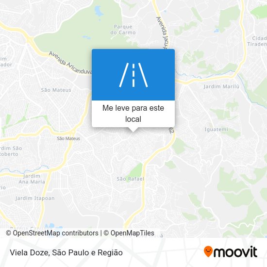 Viela Doze mapa