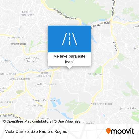 Viela Quinze mapa