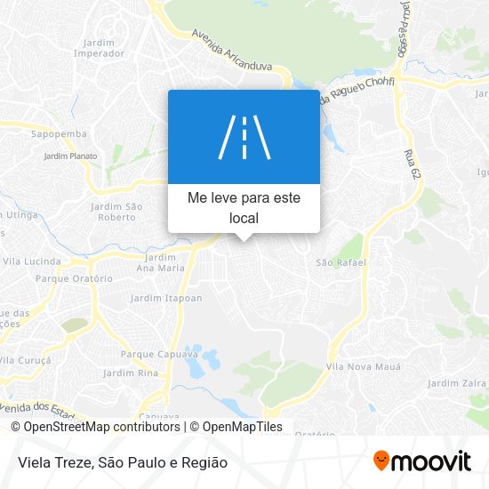 Viela Treze mapa