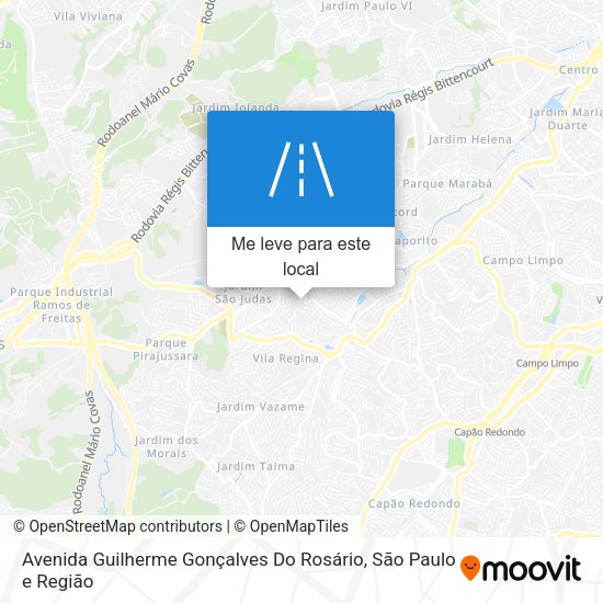 Avenida Guilherme Gonçalves Do Rosário mapa