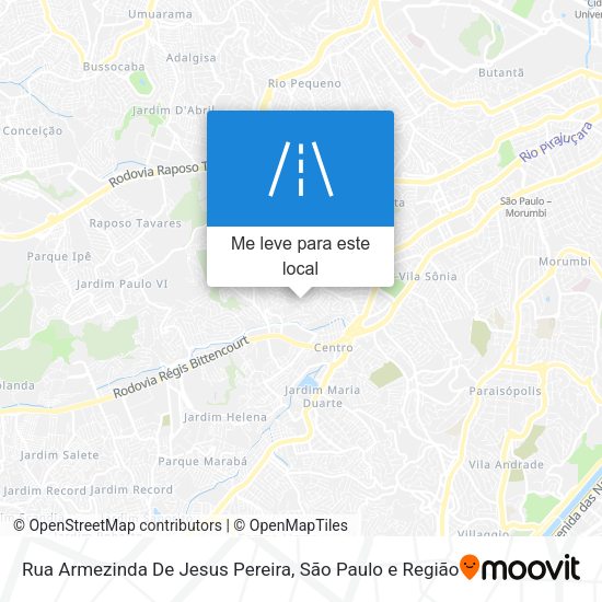 Rua Armezinda De Jesus Pereira mapa