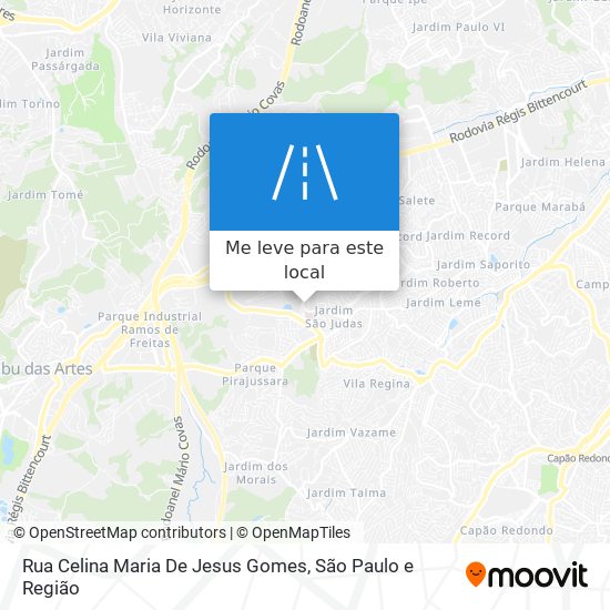 Rua Celina Maria De Jesus Gomes mapa