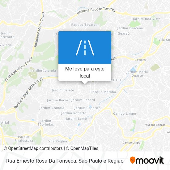 Rua Ernesto Rosa Da Fonseca mapa