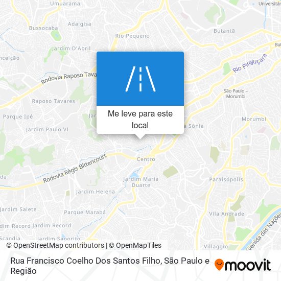 Rua Francisco Coelho Dos Santos Filho mapa