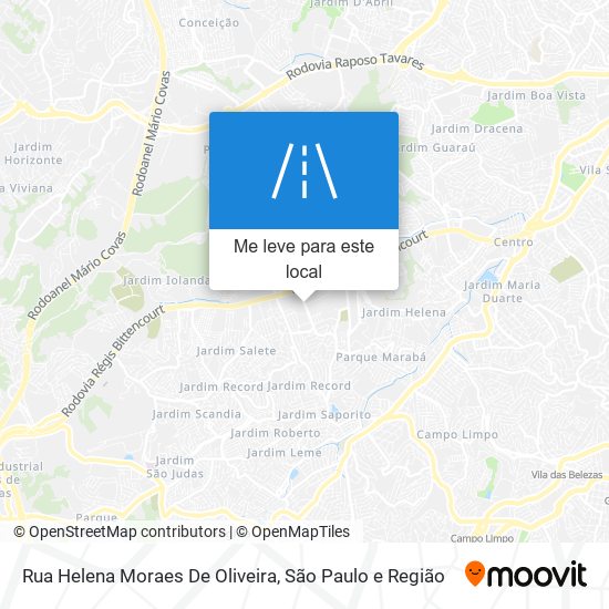 Rua Helena Moraes De Oliveira mapa