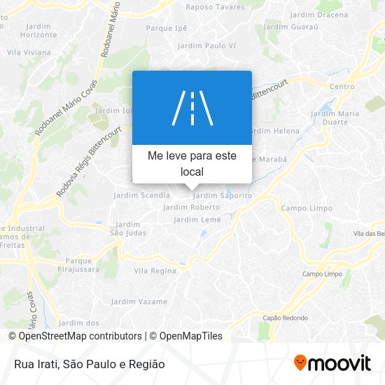 Rua Irati mapa