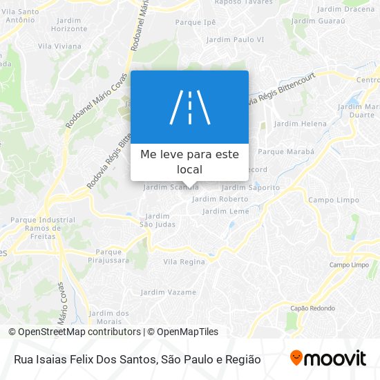 Rua Isaias Felix Dos Santos mapa