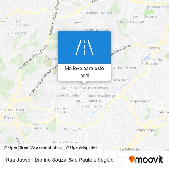 Rua Jasson Diolino Souza mapa