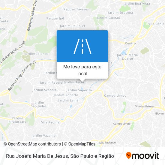 Rua Josefa Maria De Jesus mapa