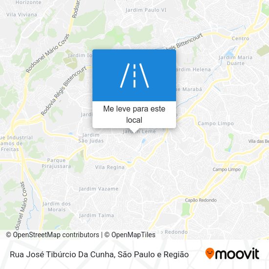 Rua José Tibúrcio Da Cunha mapa