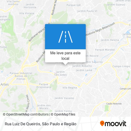 Rua Luiz De Queirós mapa